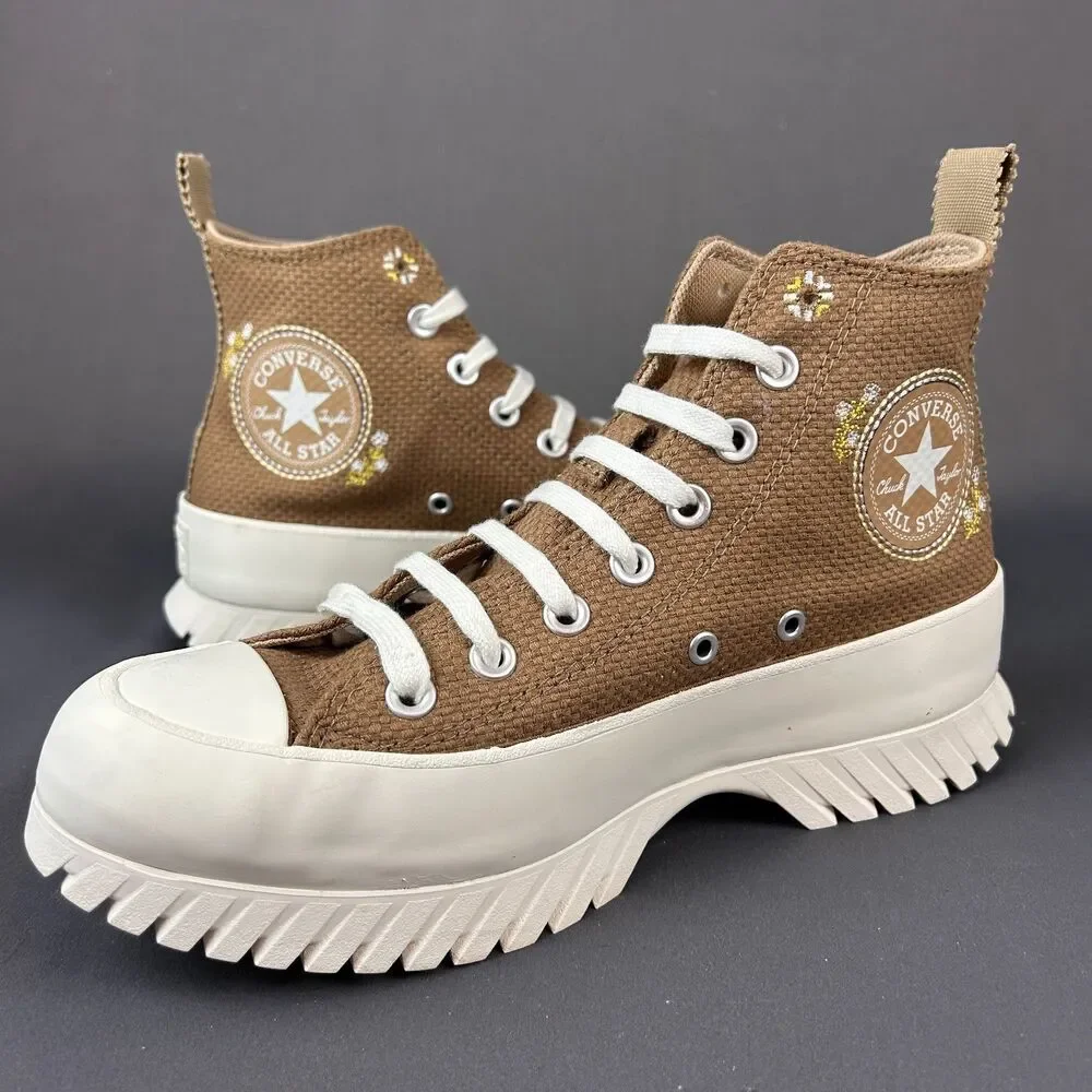 Converse Chuck Taylor All Star Lugged Autumn Embroidery Sneakers Shoes 8.5